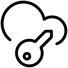 Amazon Web Service Single Sign On 1 Icon from Ultimate Light Set