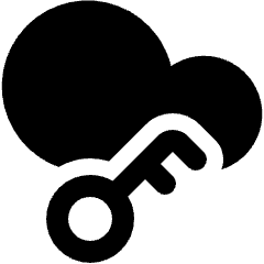 Amazon Web Service Single Sign On 2 Icon from Ultimate Bold Set