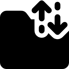 Amazon Web Service Transfer Family Icon from Ultimate Bold Set
