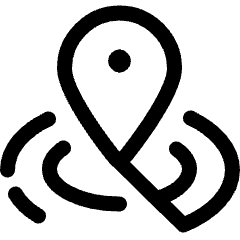 Amazon Web Service Zone Pin Icon from Ultimate Regular Set