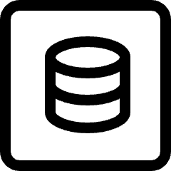Database On Instance Icon from Ultimate Regular Set