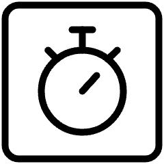 Elastic Compute Optimized Instance Time Icon from Ultimate Light Set