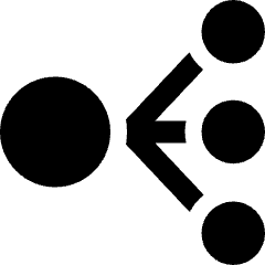 Elastic Load Balance Circle Icon from Ultimate Bold Set