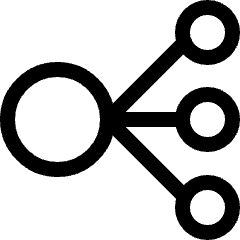 Elastic Load Balance Circle Icon from Ultimate Regular Set