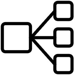 Elastic Load Balance Square Icon from Ultimate Light Set