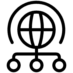 Global Accelerator Diagram Icon from Ultimate Light Set