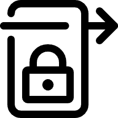 Transit Gateway Lock Icon from Ultimate Regular Set