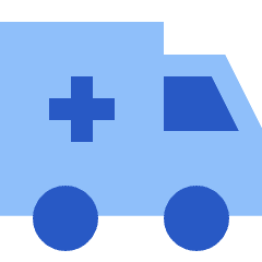 Ambulance Icon from Sharp Flat Set