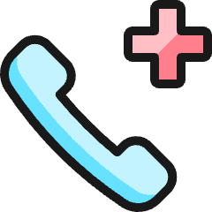 Ambulance Call Icon from Ultimate Colors Set