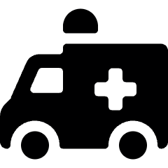 Ambulance Car Icon from Ultimate Bold Set