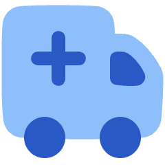 Ambulance Icon from Plump Flat Set