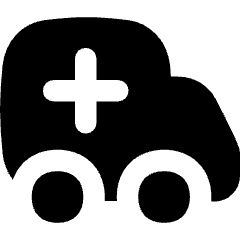 Ambulance Icon from Flex Solid Set