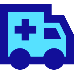 Ambulance Icon from Sharp Pop Set