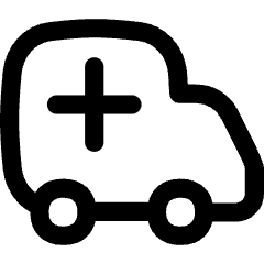 Ambulance Icon from Flex Line Set