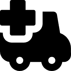 Ambulance Icon from Micro Solid Set