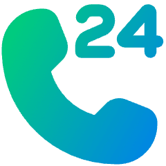 Call Center Support Service Icon from Plump Gradient Set