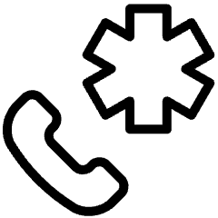 Emergency Call Icon from Ultimate Light Set