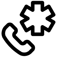 Emergency Call Icon from Ultimate Regular Set