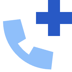 Emergency Call Icon from Sharp Flat Set