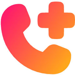 Emergency Call Icon from Plump Gradient Set