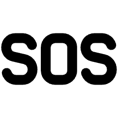 Sos Help Emergency Sign Icon from Plump Remix Set