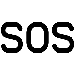 Sos Icon from Ultimate Regular Set