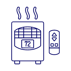 Heater Illustration from UX Line Set