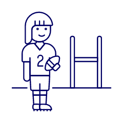 American Football 4 Illustration from UX Line Set