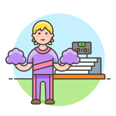 Cheerleader 4 Illustration from UX Colors Set