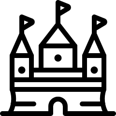 Amusement Park Castle Icon from Ultimate Light Set