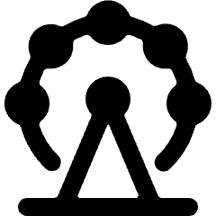 Amusement Park Ferris Wheel Icon from Ultimate Bold Set