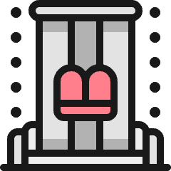 Amusement Park Speed Machine Icon from Ultimate Colors Set