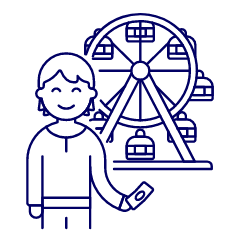 Amusement Parks 1 Illustration from UX Line Set