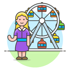 Amusement Parks 10 Illustration from UX Colors Set