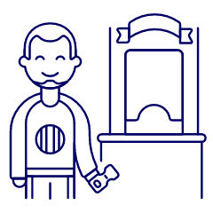 Booth Ticket 1 Illustration from UX Line Set