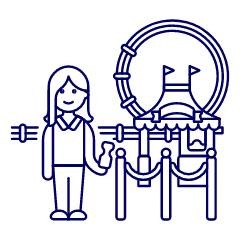 Entrance Amusement Ticket 4 Illustration from UX Line Set