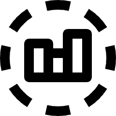Analytic Statistics Icon from Nova Line Set