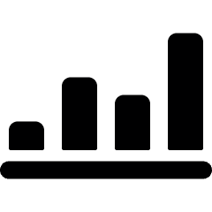 Analytics Bars Icon from Ultimate Bold Set