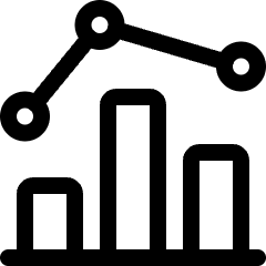 Analytics Graph Bar 1 Icon from Ultimate Regular Set