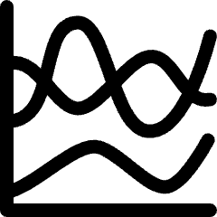 Analytics Graph Line Spline Icon from Ultimate Regular Set