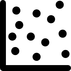 Analytics Graph Scatter Icon from Ultimate Bold Set