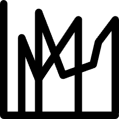 Analytics Graph Segmented Area Null Values Icon from Ultimate Regular Set