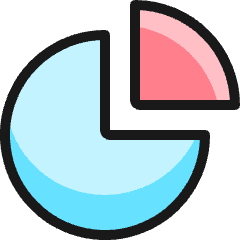 Analytics Pie 1 Icon from Ultimate Colors Set