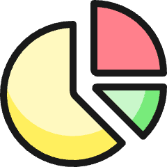 Analytics Pie 2 Icon from Ultimate Colors Set