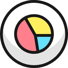 Analytics Pie Icon from Ultimate Colors Set