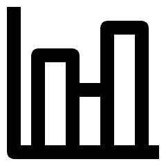 Graph Bar Horizontal 1 Icon from Nova Line Set