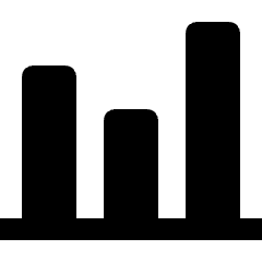 Graph Bar Vertical Icon from Nova Solid Set
