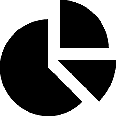 Graph Pie 1 Icon from Nova Solid Set