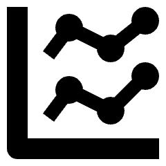Market Statistics 2 Icon from Nova Solid Set