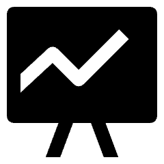 Performance Presentation Graph Icon from Nova Solid Set
